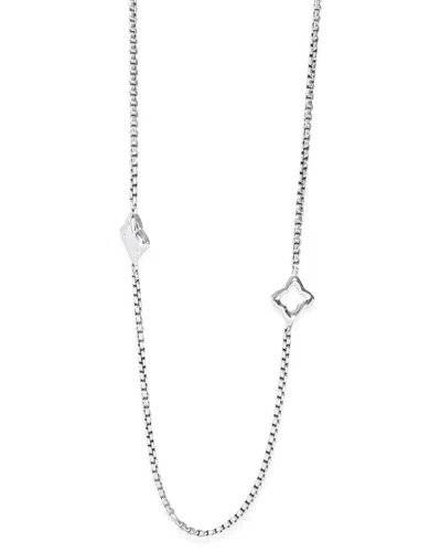 DAVID YURMAN DAVID YURMAN QUATREFOIL SILVER NECKLACE (AUTHENTIC PRE-LOVED)