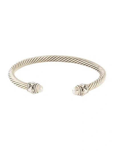 Pre-owned David Yurman Renaissance® Classic Cable Bracelet, 6.75" In Multi