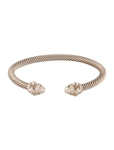 Pre-owned David Yurman Renaissance Cuff Bracelet, 6.5" In Multi