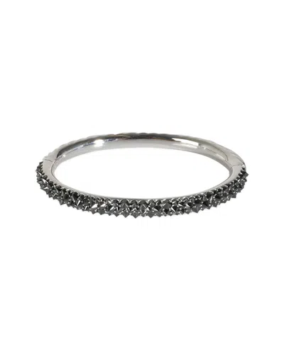 Pre-owned David Yurman Reverse Set 18k 8.00 Ct. Tw. Diamond Bracelet (authentic Pre-loved) In Black