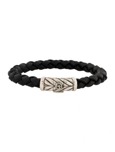 Pre-owned David Yurman Rubber Chevron Bracelet In Multi