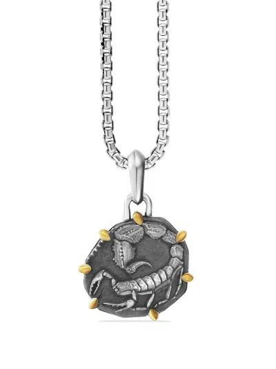 David Yurman Scorpio Zodiac Amulet Enhancer In Silver