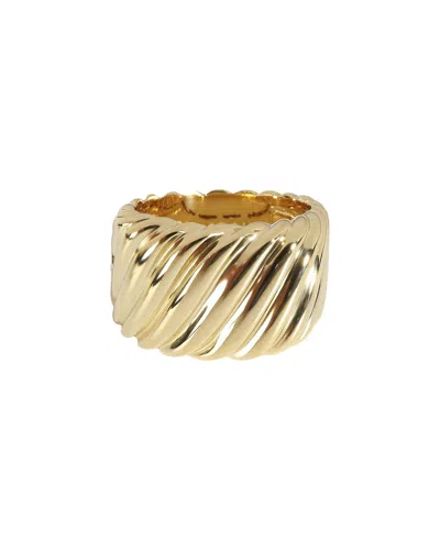 David Yurman Sculpted Cable 18k Ring (authentic Pre-loved)