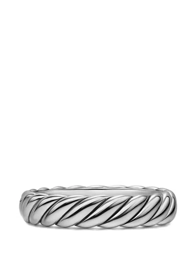 David Yurman Sculpted Cable Band Ring In Yellow