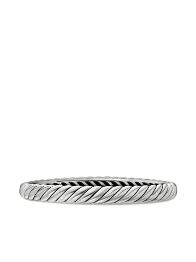David Yurman Sculpted Cable Bangle In Metallic