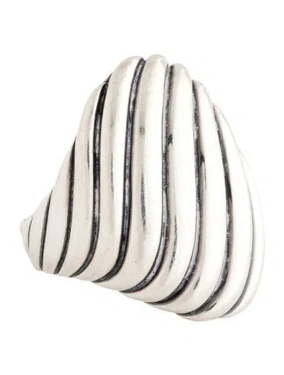 Pre-owned David Yurman Sculpted Cable Cocktail Ring In Multicolor