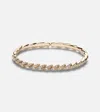 David Yurman Armreif Sculpted Cable Flex Aus 18kt Gelbgold Mit Diamanten In Gold
