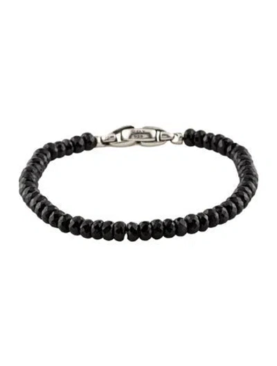 Pre-owned David Yurman Spinel Spiritual Bead Bracelet, 7" In Multi