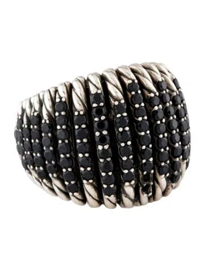 Pre-owned David Yurman Spinel Tempo Band In Multi