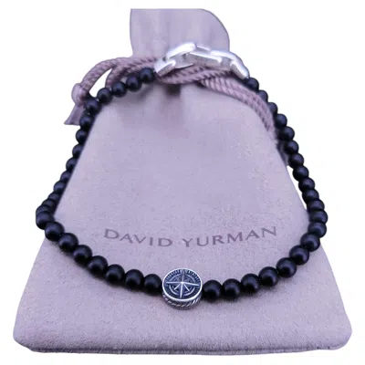 Pre-owned David Yurman Spiritual Beads Compass Bracelet In Black Onyx At Nordstrom
