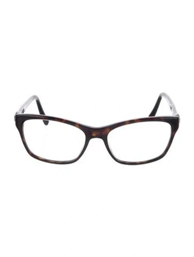 Pre-owned David Yurman Square Eyeglasses In Brown