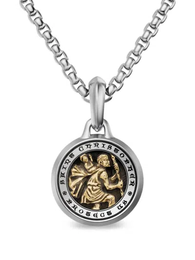 David Yurman 세인트 크리스토퍼 펜던트 In Silver