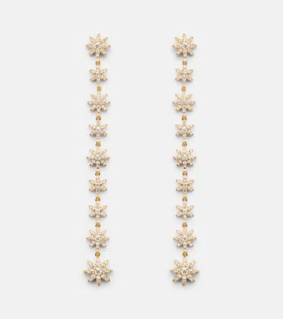 David Yurman Starburst 18kt Gold Drop Earrings With Diamonds