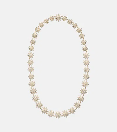 David Yurman Starburst 18kt Gold Necklace With Diamonds In Metallic