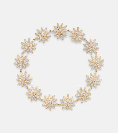 David Yurman Starburst 18kt Gold Tennis Bracelet With Diamonds
