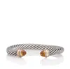 David Yurman Women's Cable Classics Bracelet With Gemstones & 14k Yellow Gold In Multi