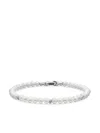 David Yurman Sterling Silver Bijoux Spiritual Beads Pearl Bracelet In Silber