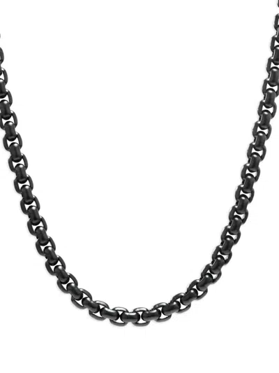 DAVID YURMAN STERLING SILVER BOX CHAIN NECKLACE (7.3MM)