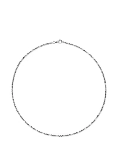 David Yurman Sterling Silver Box Chain Necklace In Metallic