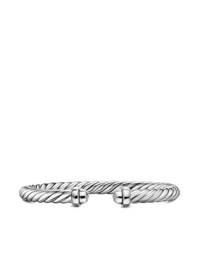David Yurman Sterling Silver Cable Flex® Bracelet In Metallic
