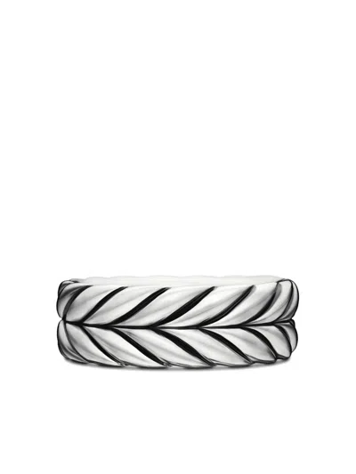 David Yurman Sterling Silver Chevron Ring