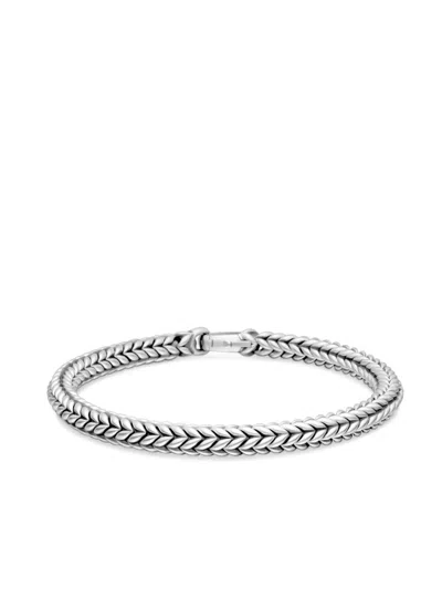 David Yurman Sterling Silver Chevron Bracelet