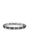 David Yurman Sterling Silver Chevron-link Bracelet In Silver