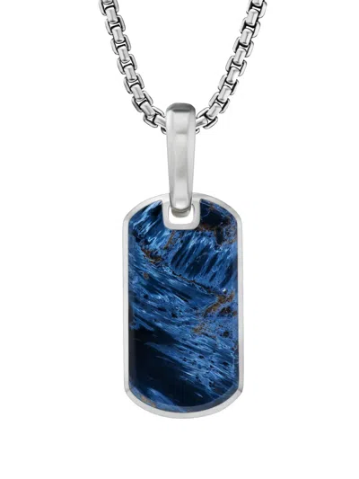 David Yurman Sterling Silver Moonstone Pendant