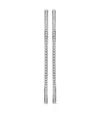 David Yurman Sterling Silver Diamond Hoop Earrings In Silver