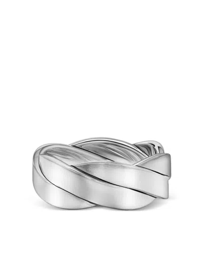 David Yurman Sterling Silver Dy Helios Band Ring | ModeSens