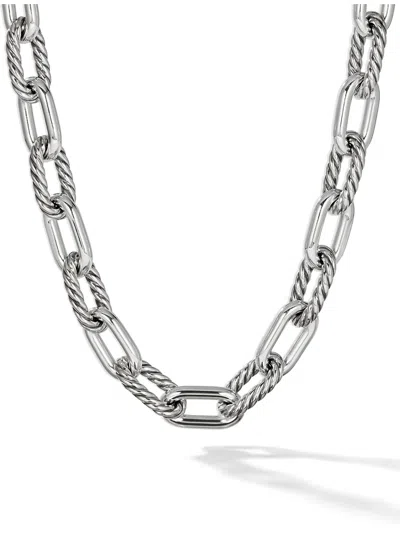 David Yurman Dy Madison Large 13.5mm Necklace In Ss