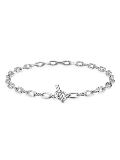 David Yurman Sterling Silver Dy Madison Chain Necklace (8.5mm) In Silber