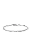 David Yurman Sterling Silver Open Station Bracelet In Silver