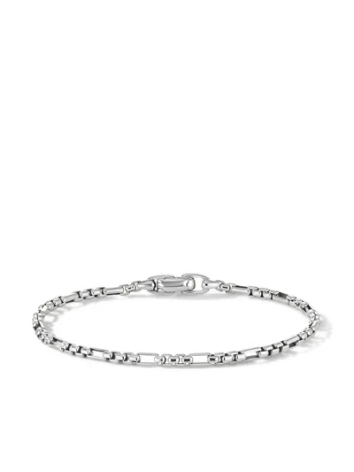 David Yurman Sterling Silver Open Station Bracelet