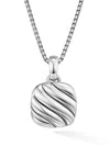 David Yurman Women's Sculpted Cable Square Locket In Sterling Silver In Ss