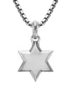 David Yurman Sterling Silver Star Of David Amulet In White