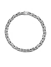 David Yurman Sterling Silver Streamline® Diamond Bracelet In Metallic