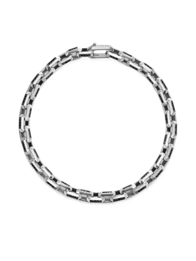 David Yurman Sterling Silver Streamline® Diamond Bracelet In Metallic