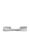David Yurman Sterling Silver Twisted Cuff Bracelet In Metallic