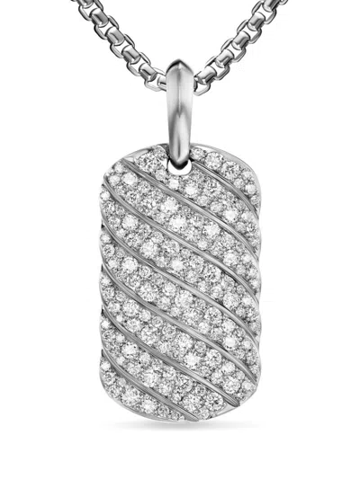 David Yurman Streamline Pendant Necklace In 银色