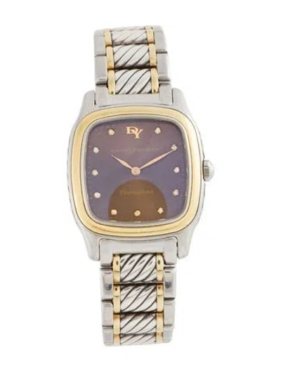 Pre-owned David Yurman Thoroughbred Watch, 32mm In Multicolor