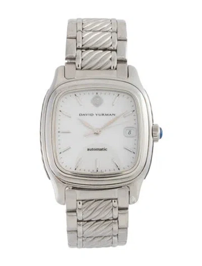 Pre-owned David Yurman Thoroughbred Watch, 35mm In Multicolor