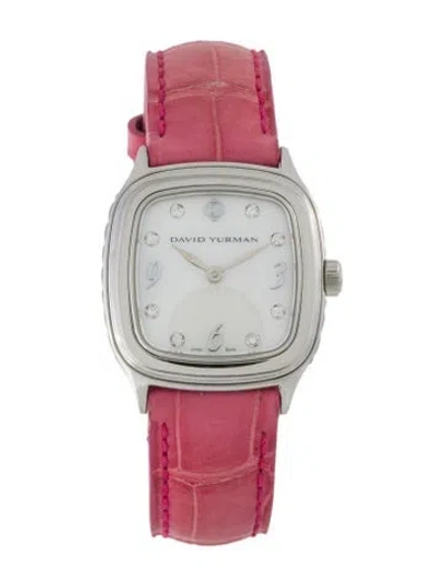 Pre-owned David Yurman Thoroughbred Watch In Multi