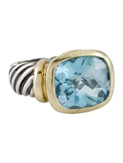 Pre-owned David Yurman Topaz Noblesse Cocktail Ring In Multi