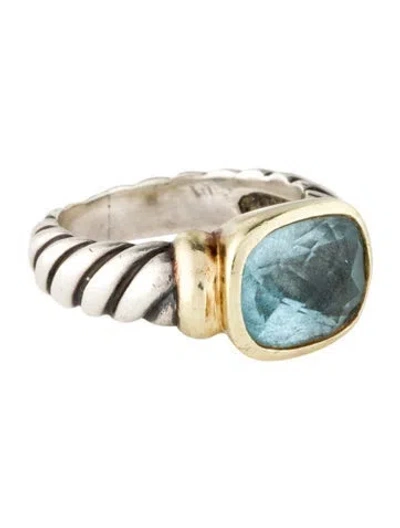Pre-owned David Yurman Topaz Noblesse Ring In Multi