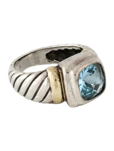Pre-owned David Yurman Topaz Noblesse Ring In Multi