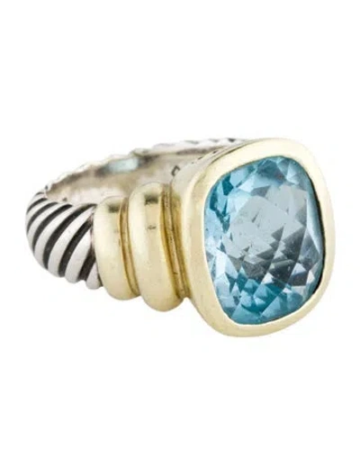 Pre-owned David Yurman Topaz Noblesse Ring In Multi