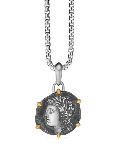 David Yurman Virgo Zodiac Amulet Enhancer In Silver