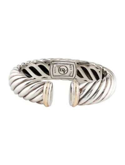 Pre-owned David Yurman Waverly Bracelet, 6.25" In Multi