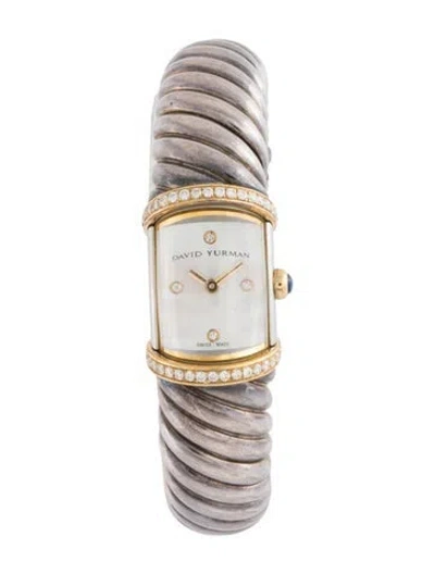 Pre-owned David Yurman Waverly Watch, 19mm In Multicolor